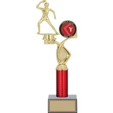 Odak Kupa - Figürlü Kupalar - Masa Tenisi Kadın Figürlü Kupalar FG-016 B - 36 cm