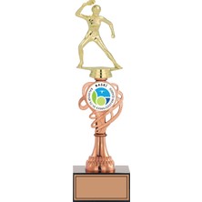 Odak Kupa - Figürlü Kupalar - Masa Tenisi Kadın Figürlü Kupalar FG-034 C - 33 cm