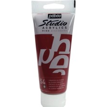 Pebeo Studio Akrilik Boya - Alizarin Crimson - 100ML - N:54