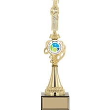 Odak Kupa - Figürlü Kupalar - Mezuniyet Kadın Figürlü Kupalar FG-034 A - 38 cm