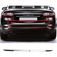 ZNZ Oto Aksesuar Renault Fluence Krom Alt Bagaj Çıtası 2010 Üzeri Paslanmaz Çelik