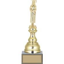 Odak Kupa - Figürlü Kupalar - Mezuniyet Kadın Figürlü Kupalar FG-023 B - 31 cm