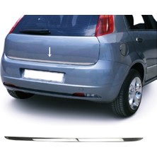 ZNZ Oto Aksesuar Fiat Grande Punto Krom Bagaj Alt Çıtası 2005 Üzeri Paslanmaz Çelik