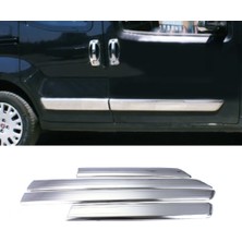 ZNZ Oto Aksesuar Fiat Fiorino Krom Yan Kapı Çıtası 4 Kapı 2008 Üzeri P. Çelik