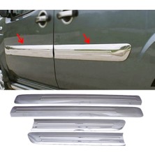 ZNZ Oto Aksesuar Fiat Doblo Krom Yan Kapı Çıtası 4 Kapı 2006-2010 P. Çelik