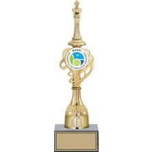 Odak Kupa - Figürlü Kupalar - Satranç Figürlü Kupalar FG-033 C - 34 cm