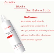 Serapis Keratin & Biotin - Onarıcı Saç Bakım Sütü 250 ml