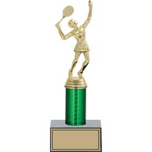 Odak Kupa - Figürlü Kupalar - Tenis Kadın Figürlü Kupalar FG-006 C - 27 cm