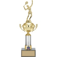 Odak Kupa - Figürlü Kupalar - Tenis Kadın Figürlü Kupalar FG-058 C - 42 cm