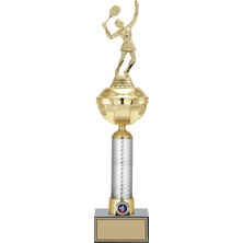 Odak Kupa - Figürlü Kupalar - Tenis Kadın Figürlü Kupalar FG-057 A - 47 cm