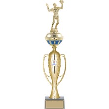 Odak Kupa - Figürlü Kupalar - Voleybol Erkek Figürlü Kupalar FG-074 B - 51 cm