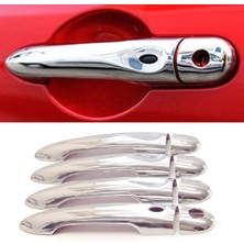 ZNZ Oto Aksesuar Renault Fluence Krom Kapı Kolu 4 Kapı  - Tek Kapı Sensörlü  2010 > P.çelik