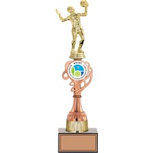 Odak Kupa - Figürlü Kupalar - Voleybol Kadın Figürlü Kupalar FG-036 C - 38 cm