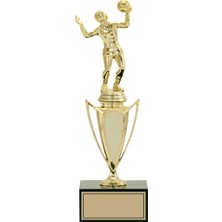Odak Kupa - Figürlü Kupalar - Voleybol Kadın Figürlü Kupalar FG-039 C - 31 cm