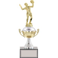 Odak Kupa - Figürlü Kupalar - Voleybol Kadın Figürlü Kupalar FG-046 C - 31 cm