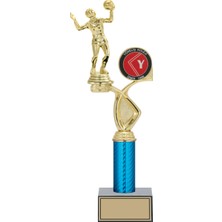 Odak Kupa - Figürlü Kupalar - Voleybol Kadın Figürlü Kupalar FG-017 B - 38 cm