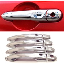 ZNZ Oto Aksesuar Renault Fluence Krom Kapıkolu 4 Kapı P.çelik - 4 Kapı Sensörlü