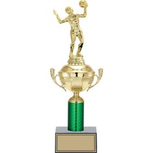 Odak Kupa - Figürlü Kupalar - Voleybol Kadın Figürlü Kupalar FG-050 C - 38 cm