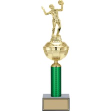 Odak Kupa - Figürlü Kupalar - Voleybol Kadın Figürlü Kupalar FG-049 A - 43 cm
