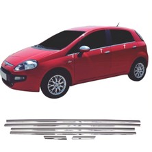 ZNZ Oto Aksesuar Fiat Grande Punto Krom Cam Çıtası 6 Prç. 2006 Üzeri P. Çelik