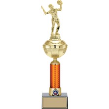 Odak Kupa - Figürlü Kupalar - Voleybol Kadın Figürlü Kupalar FG-055 B - 44 cm
