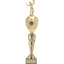 ODAK KUPA - Figürlü Kupalar - Voleybol Kadın Figürlü Kupalar FG-081 A - 63 cm