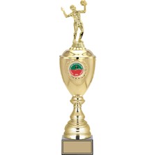 Odak Kupa - Figürlü Kupalar - Voleybol Kadın Figürlü Kupalar FG-079 A - 51 cm