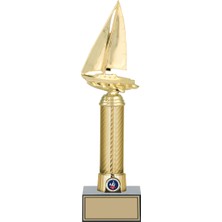 Odak Kupa - Figürlü Kupalar - Yelken Figürlü Kupalar FG-008 A - 37 cm