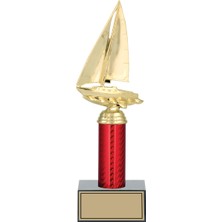 Odak Kupa - Figürlü Kupalar - Yelken Figürlü Kupalar FG-004 A - 30 cm