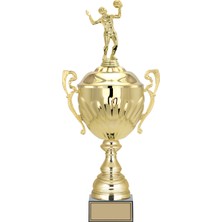 Odak Kupa - Figürlü Kupalar - Voleybol Kadın Figürlü Kupalar FG-089 A - 53 cm