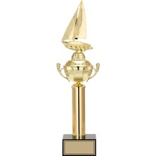 Odak Kupa - Figürlü Kupalar - Yelken Figürlü Kupalar FG-048 A - 46 cm