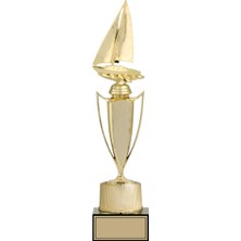 Odak Kupa - Figürlü Kupalar - Yelken Figürlü Kupalar FG-040 A - 42 cm