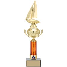 Odak Kupa - Figürlü Kupalar - Yelken Figürlü Kupalar FG-056 B - 46 cm
