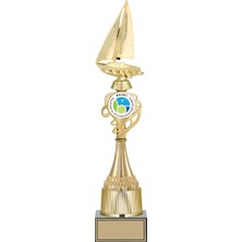 Odak Kupa - Figürlü Kupalar - Yelken Figürlü Kupalar FG-036 A - 46 cm