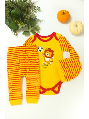 Baby Tone Futbol Takımı 3lü Bebek Zıbın Set