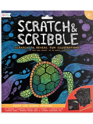 Ooly Ooly Scratch & Scribble - Ocean Life