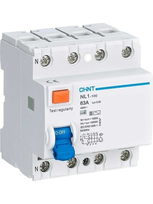 Chint Nl1 Serisi Ac Tipi 6ka 4 Kutuplu 300MA 40A K