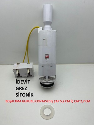 Idevit Gömme Rezervuar Boşaltma Gurubu Contası Dış Çap 5,2 cm Iç Çap 2,7 cm