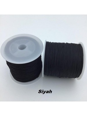 Başaran Butik Paraşüt Ipi (0.8 MM-100 Mt) Siyah