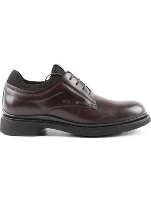 Libero Lıbero Klasik Erkek Ayakkabı Kahve Kauçuk Deri Malzeme ile Kısa Taban Tipi 40 Numara  L3456