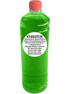 Depposite Portakal Kokulu Sıvı Şişe Süsü Için Süsü Kolonyası - 1 Litre Yeşil