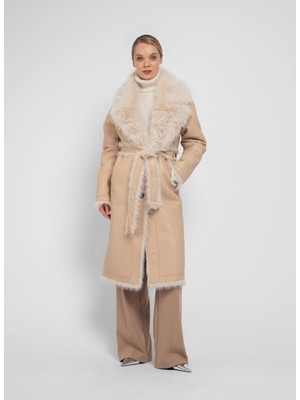 Urbancode Bej Kadın Mont BJ19235