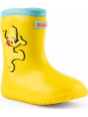 Haribo Kauçuk Sarı Erkek Çizme Baby Rain Bear HRBFTW730 Yellow