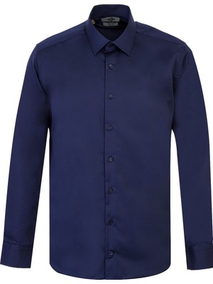 Kiğılı Uzun Kol Klasik Nano Care Su İtici Leke Tutmaz 4 Mevsim Pamuk Gömlek