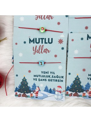 Özene Bezene Yılbaşı Figürlü Yeni Yıl 5 Adet Bileklik