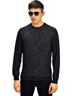 Raymons Erkek Spor Sıfır Yaka Sweatshirt R2264 BGL-ST03186