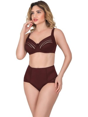 Bordo Emay 183 C Yan Destekli Toparlayıcı Balenli Sütyen