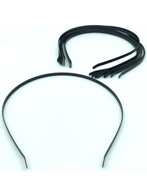 Baby Meva 1 Paket 12 Adet Siyah Metal Taç