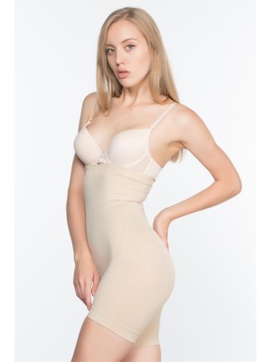 MiraLive Ten Emay 7026 Ince Yüksek Bel Paçalı Korse