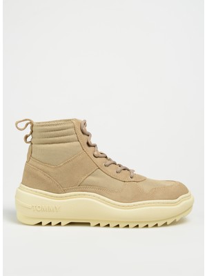 Tommy Hilfiger Süet Haki Erkek Bot Tjm Mıx Materıal Boot